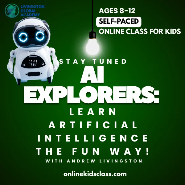 AI Explorers: Self-Paced Online Class for Kids