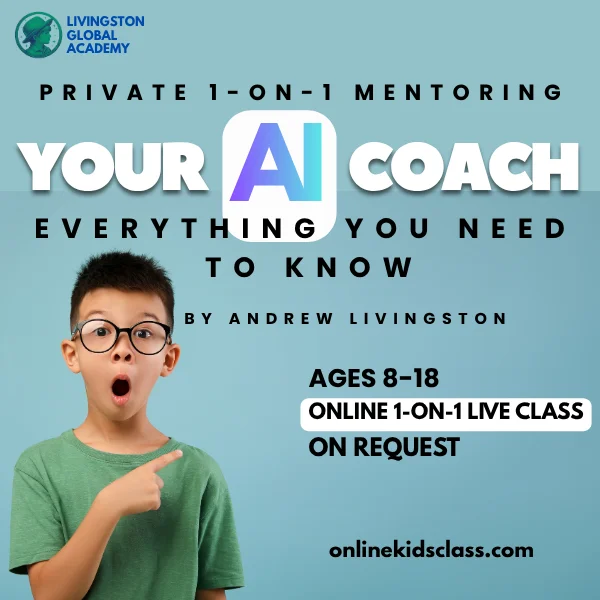 1-on-1 AI Classes for Kids Ages 8-14: Private AI Lessons for Kids